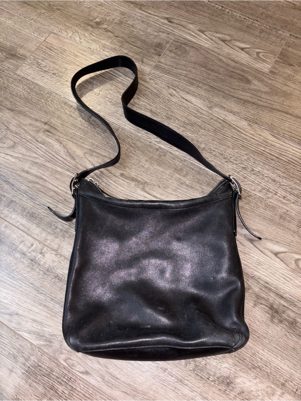 Coach Black Leather Shoulder Bag